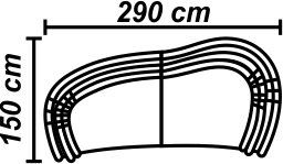 Canapea 4L Șezlong S/D