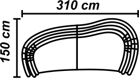 Canapea 5L Șezlong S/D Matlasata