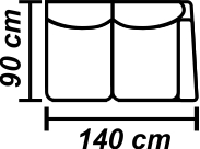 Canapea 2L Fixă 1B S/D