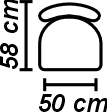 Scaun Bar H65 picior metal