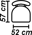 Scaun picior lemn