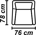 Fotoliu picior metal
